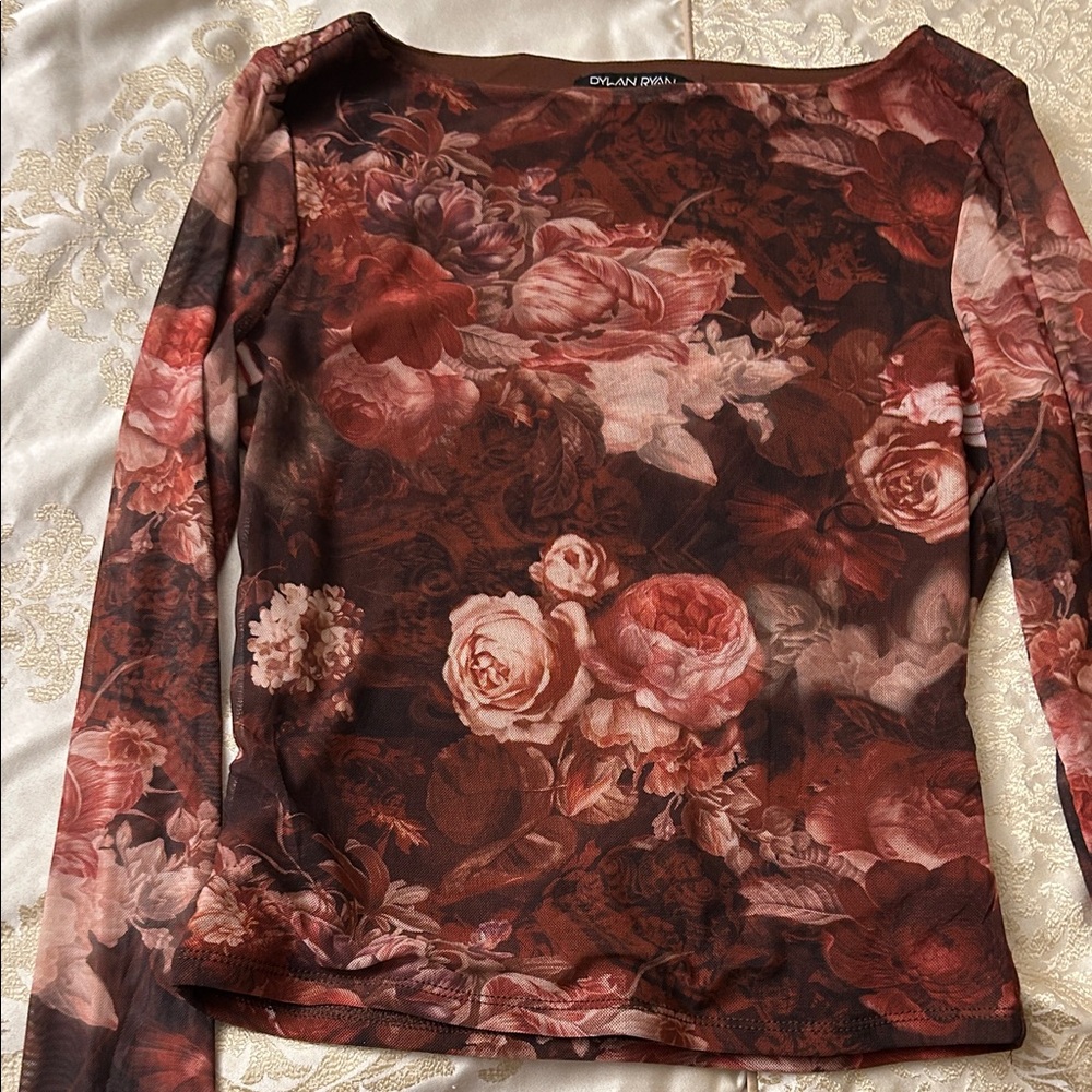 Floral Long Sleeve Top by